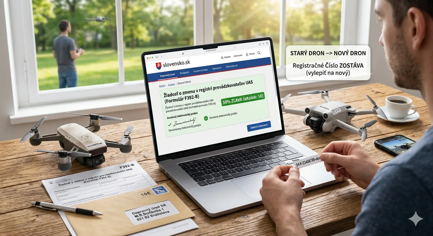 Kúpili ste nový dron alebo starý predali? Ako správne postupovať pri registrácii na Dopravnom úrade SR